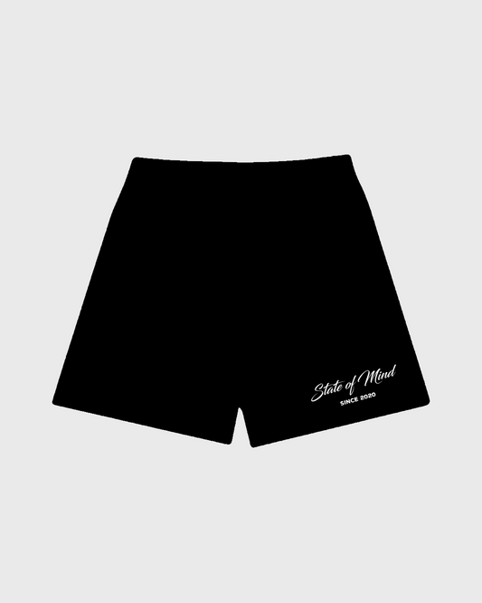Black Mesh Shorts