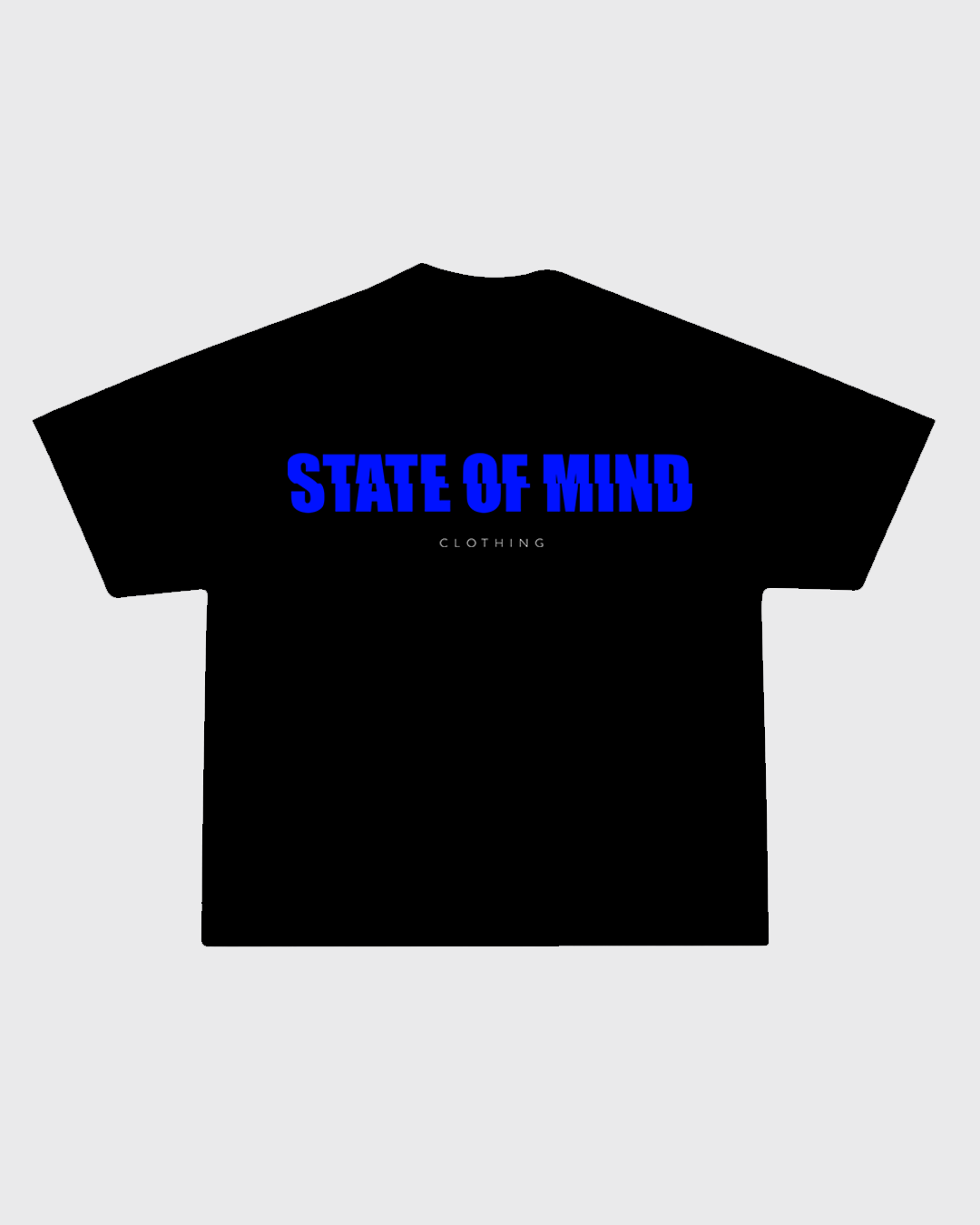 Black/Blue Glitch Tee