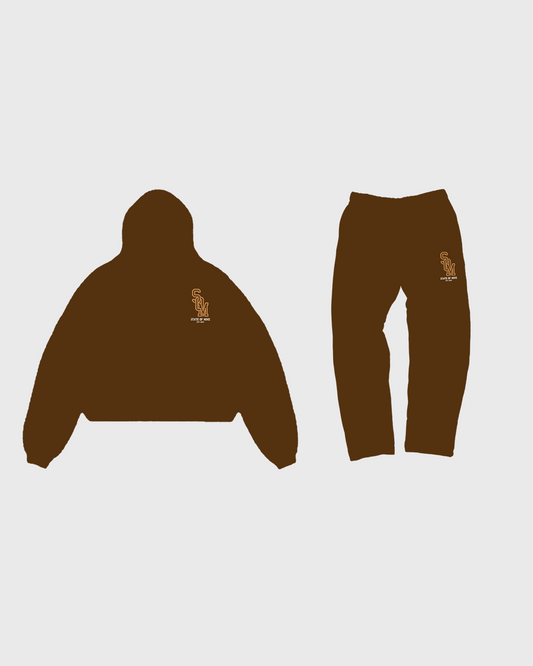Brown State of Mind Sweatsuit