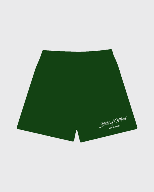 Forest Green Mesh Shorts