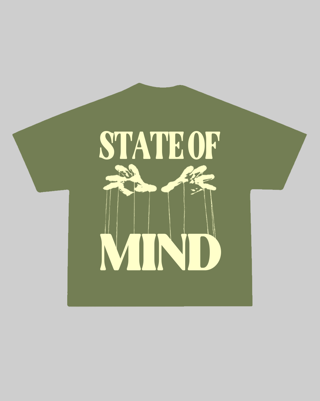 Green/Cream Puppet T-Shirt