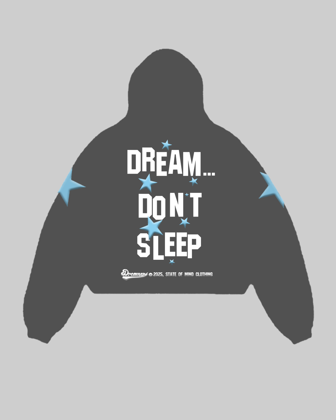 Shadow Oversized Dreamer's Zip-Up Hoodie