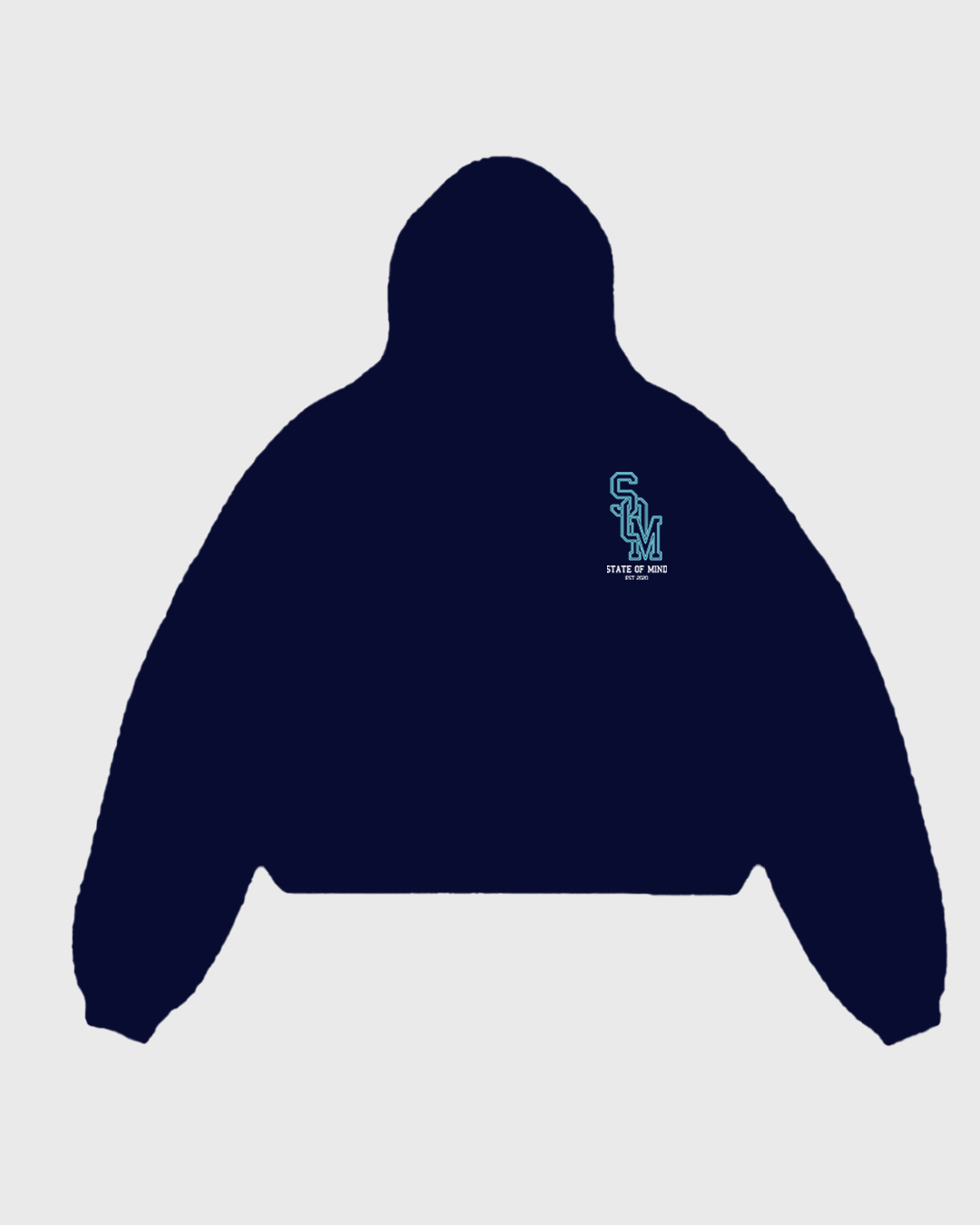 Navy Blue State of Mind Heavy Hoodie