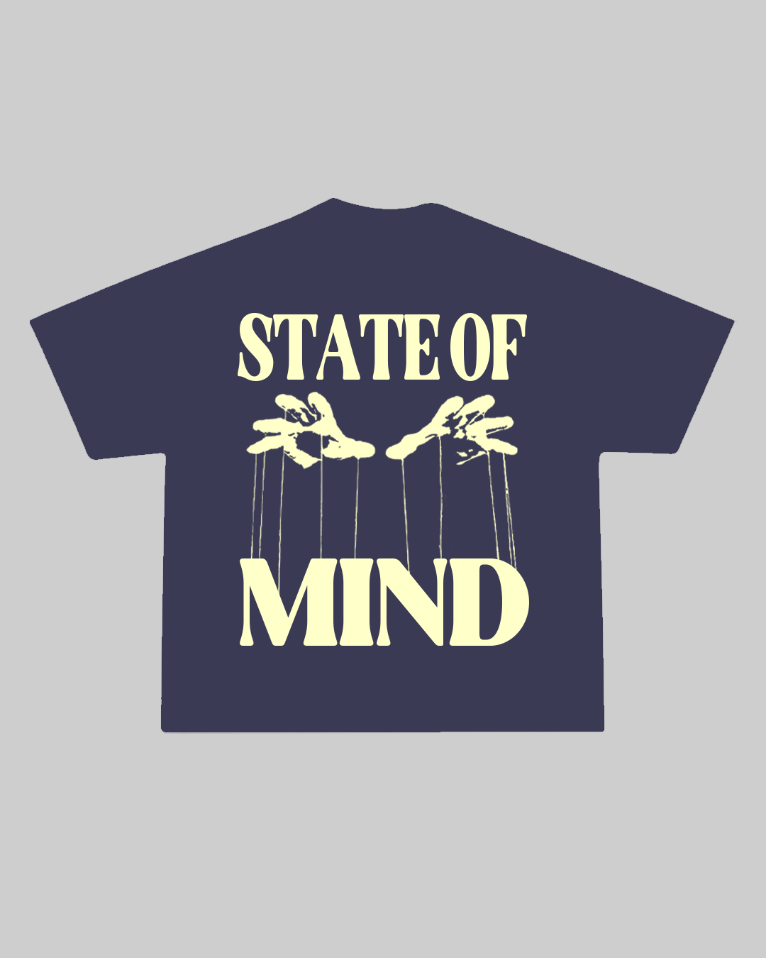 Navy/Cream Puppet T-Shirt