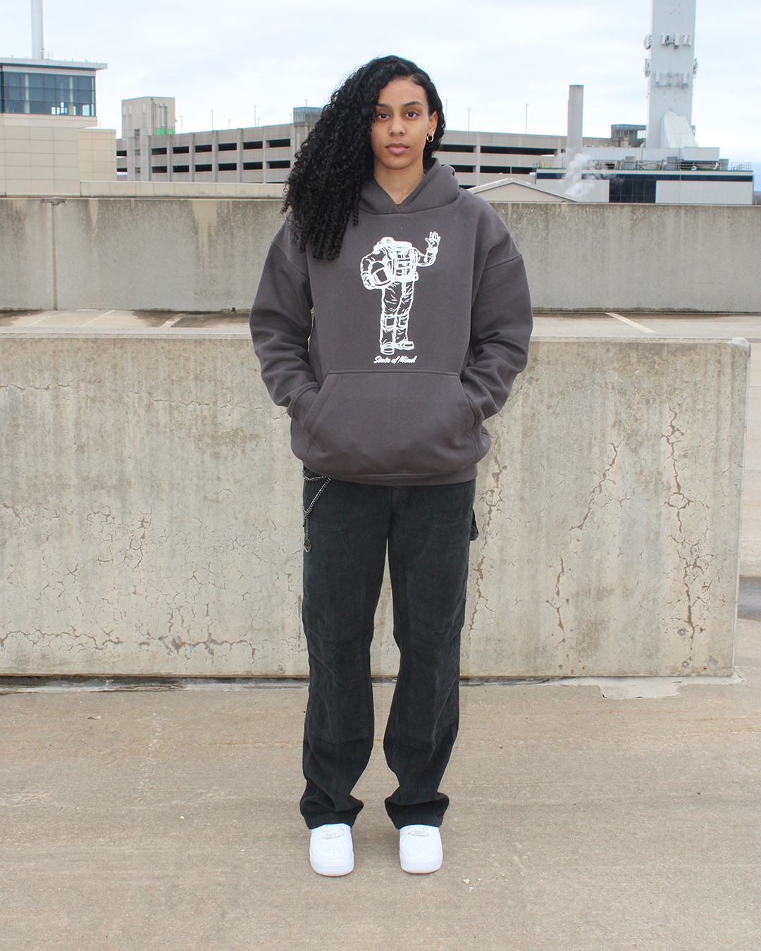 Shadow Astronaut Oversized Hoodie