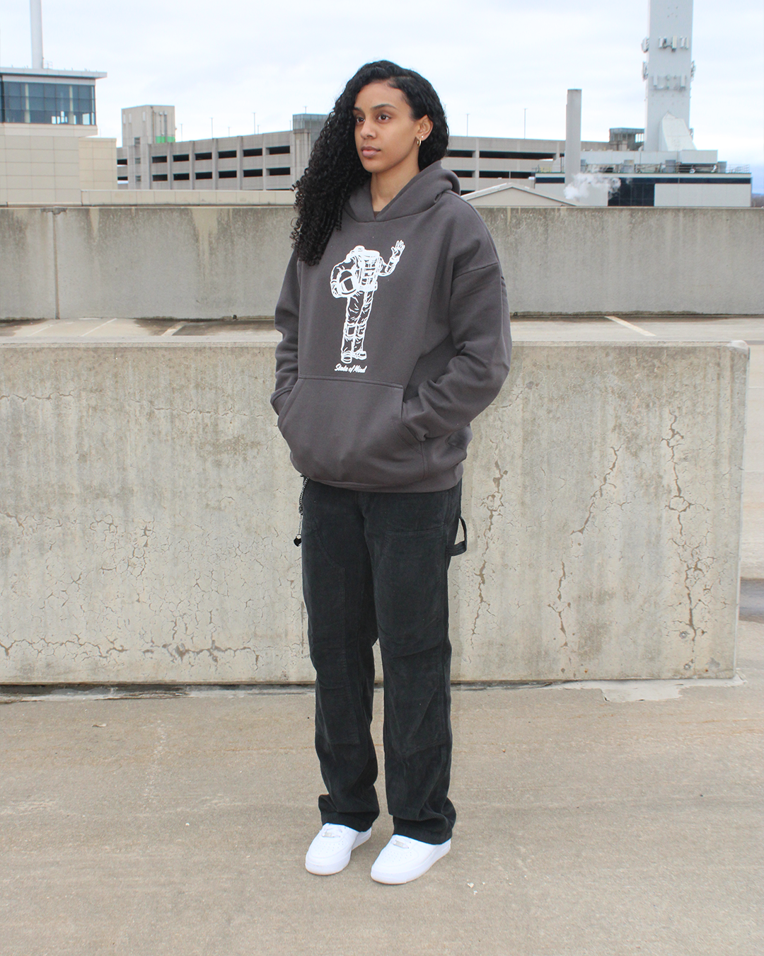 Shadow Astronaut Oversized Hoodie
