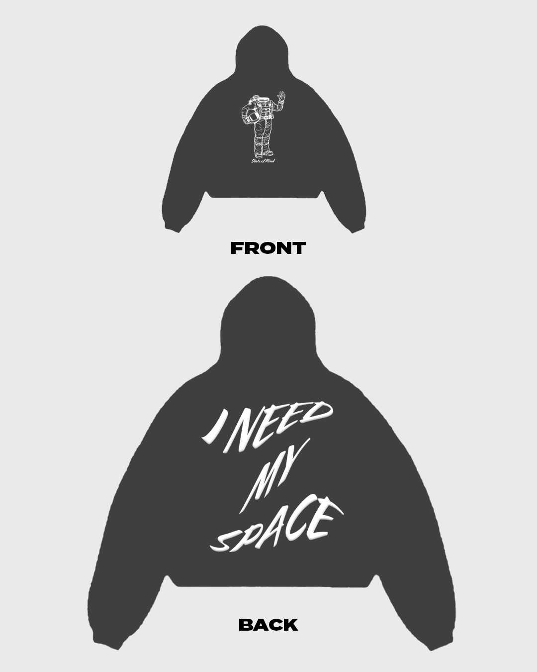 Shadow Astronaut Oversized Hoodie
