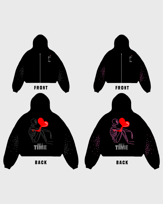 "Give it Time" Zip-Up Hoodie