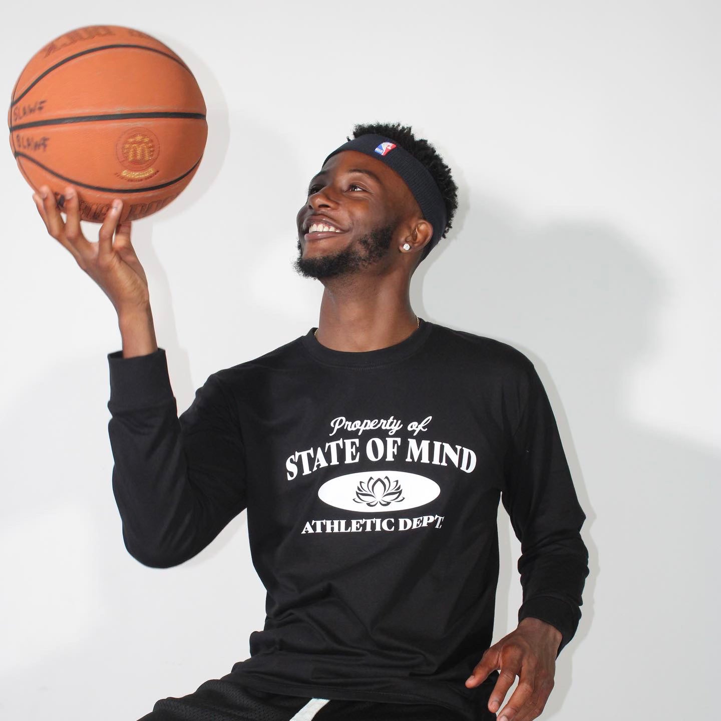 Black Athletic Long Sleeve Shirt