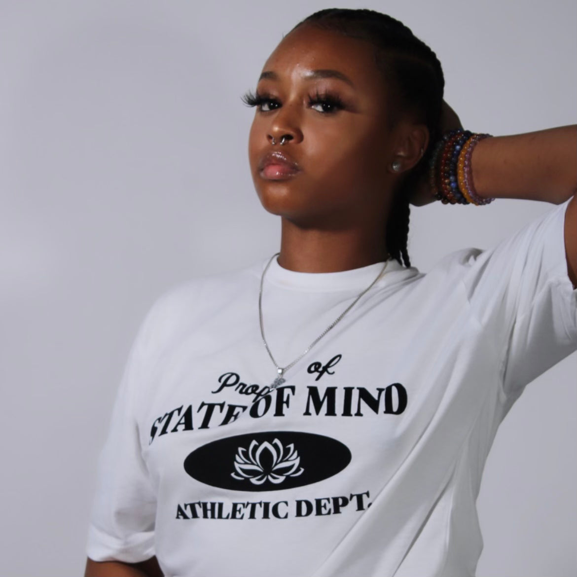 White Athletic T-Shirt