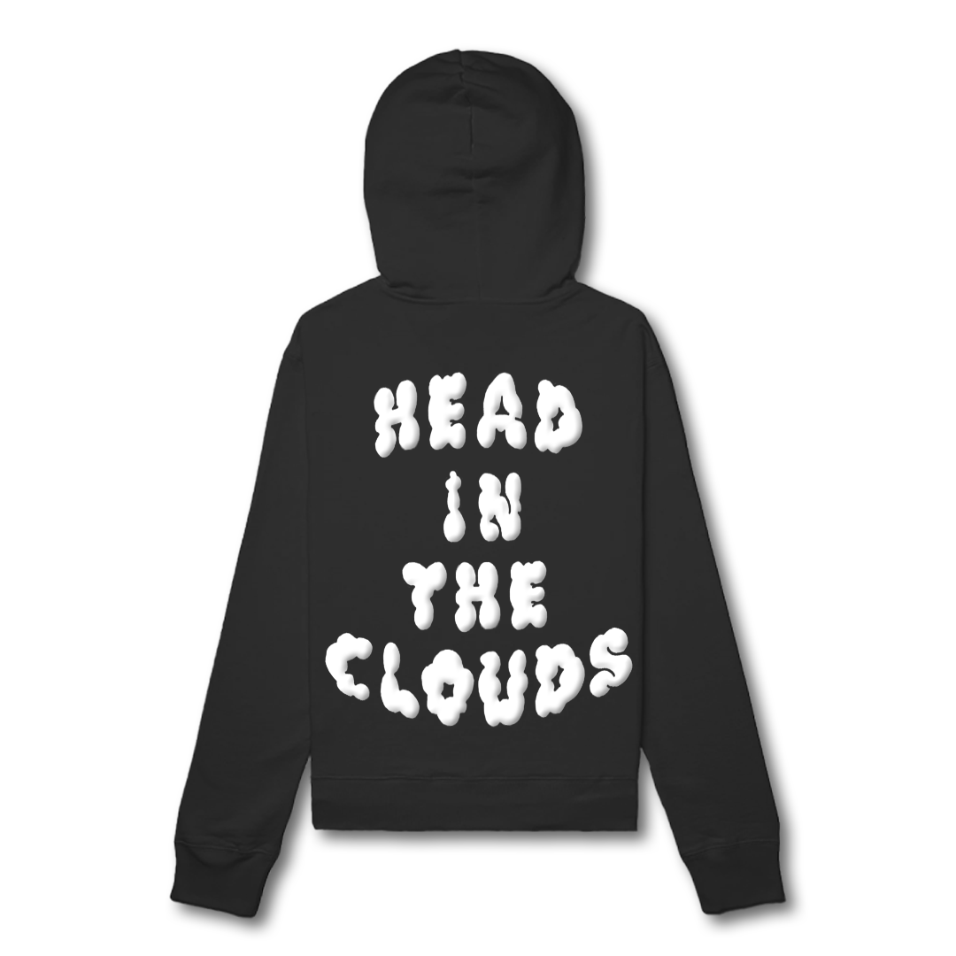 Black State of Mind Zip-Up Hoodie