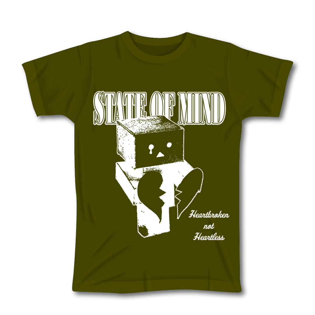Green/White Heartbroken Tee