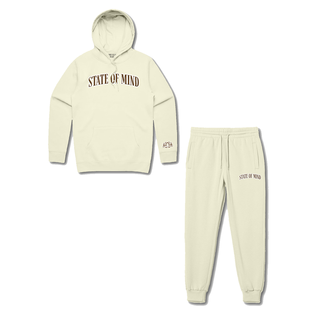 Tan sweatsuit set hotsell