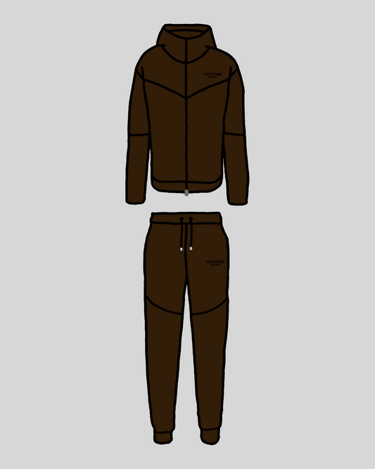 Brown Tech Tracksuit