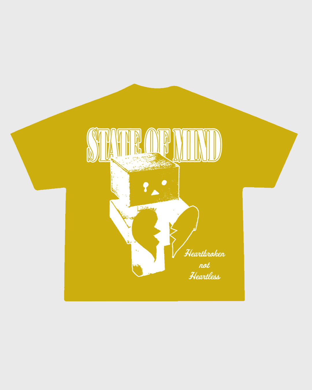 Gold/White Heartbroken Tee