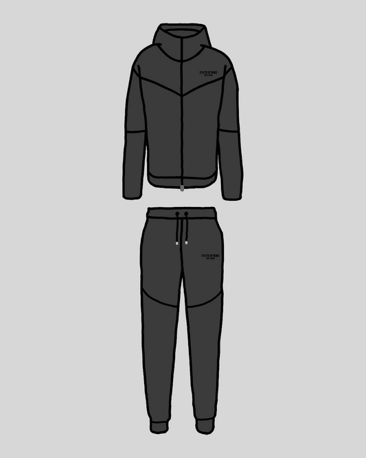 Dark Grey Tech Tracksuit