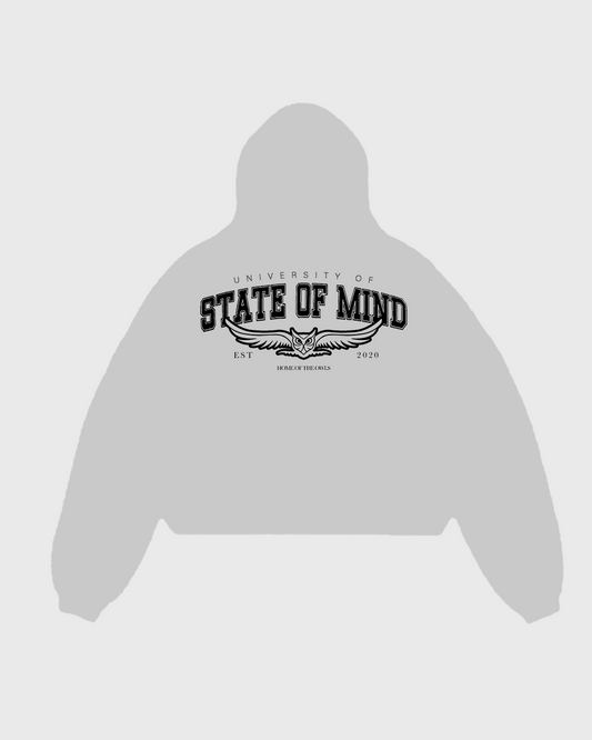 Grey "Home of the Owls" Hoodie