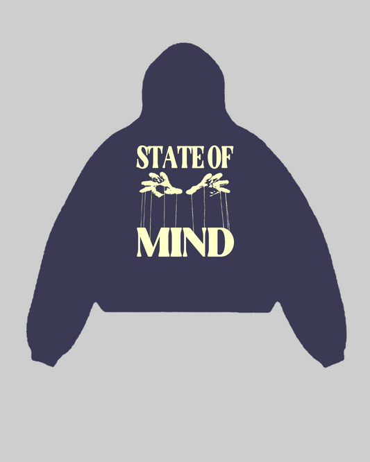 Navy/Cream Puppet Hoodie