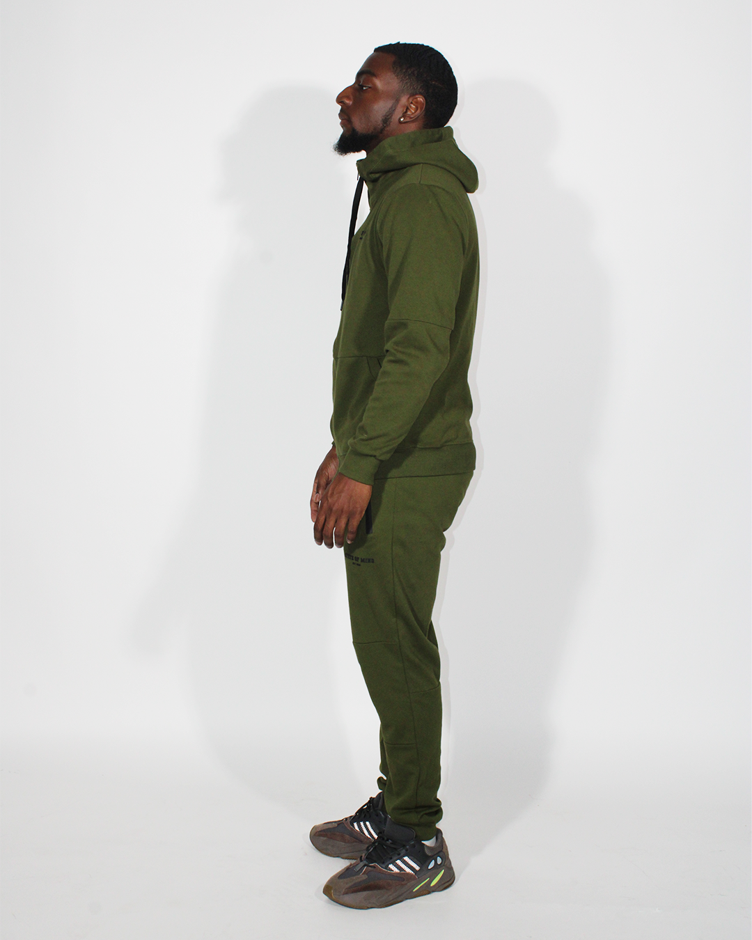 Green jogger tracksuit with modal