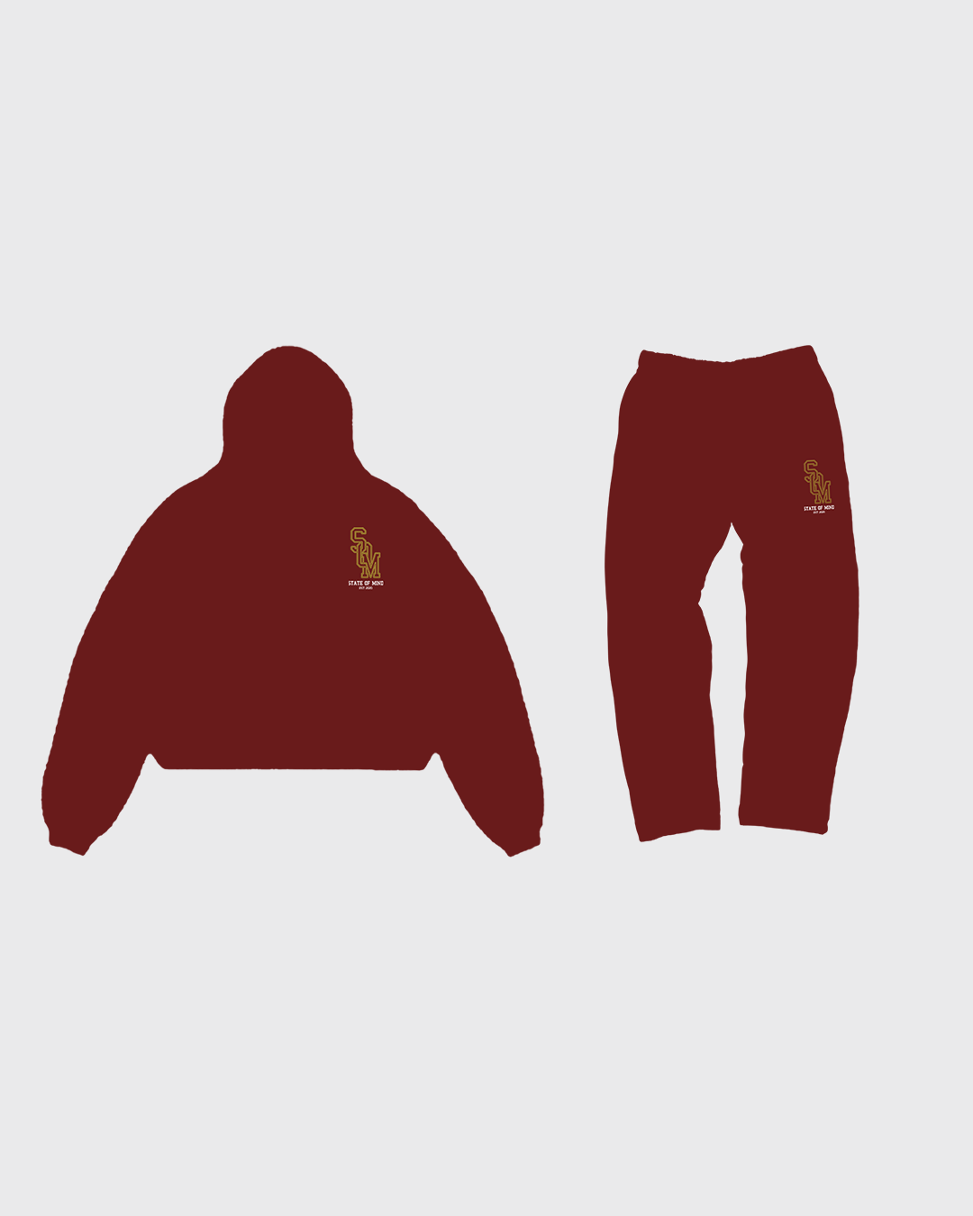 Maroon State of Mind Sweatsuit