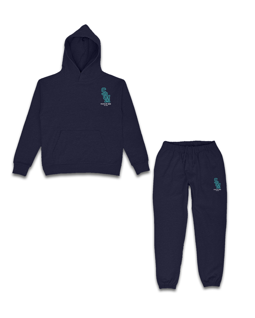 Navy Blue State of Mind Heavy Sweatsuit