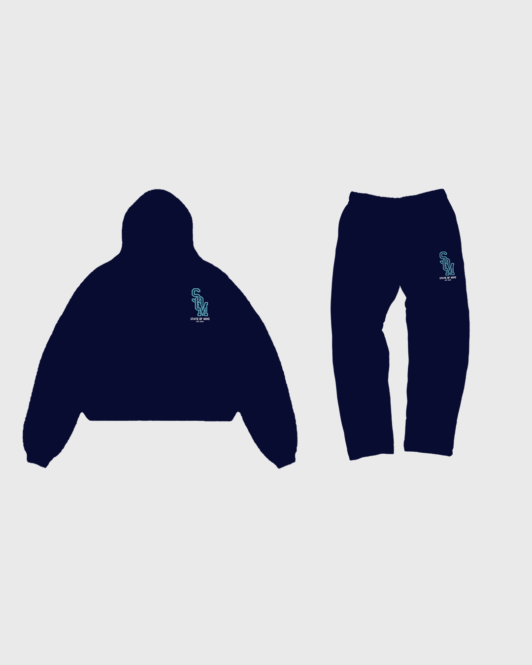 Navy Blue State of Mind Heavy Sweatsuit