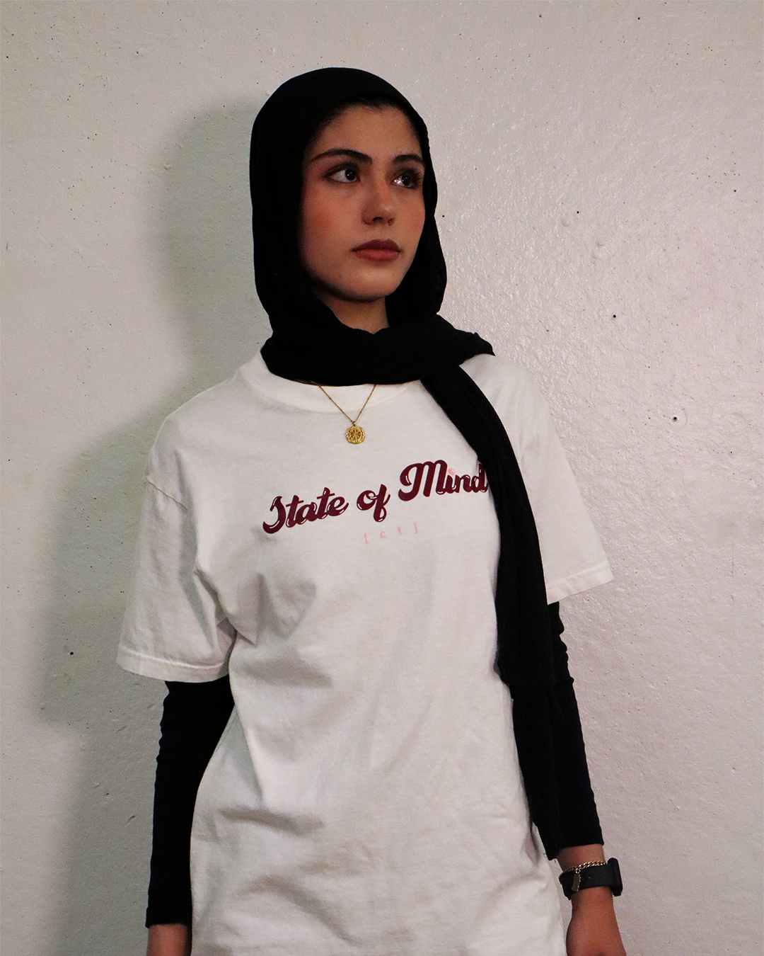 State of Mind CT T-Shirt (White/Pink)