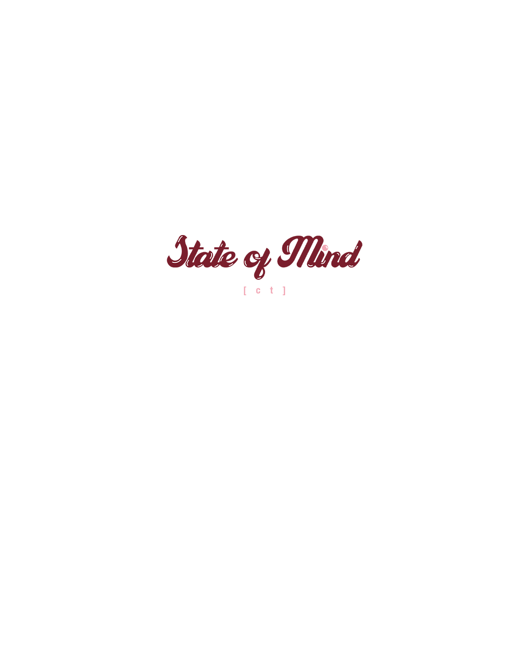 State of Mind CT T-Shirt (White/Pink)