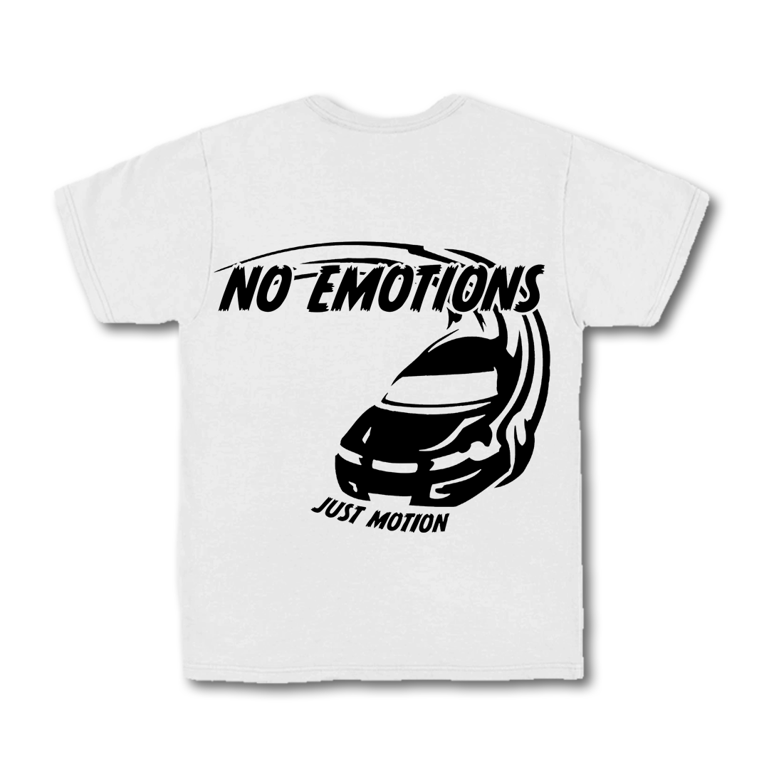 White "No Emotions" T-Shirt